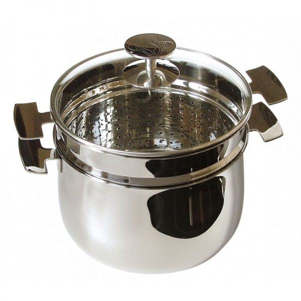 Cuiseur à riz à GAZ 10 Litres, 50 portions, inox & aluminium émaill