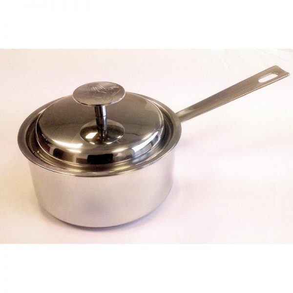 Casserole et couvercle en inox 18/10 par Baumstal