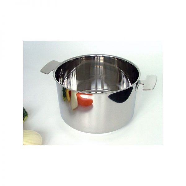 Casserole en inox + couvercle 18 centimètres - Baumstal