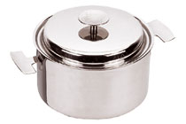 Marmite inox et son couvercle - Baumstal