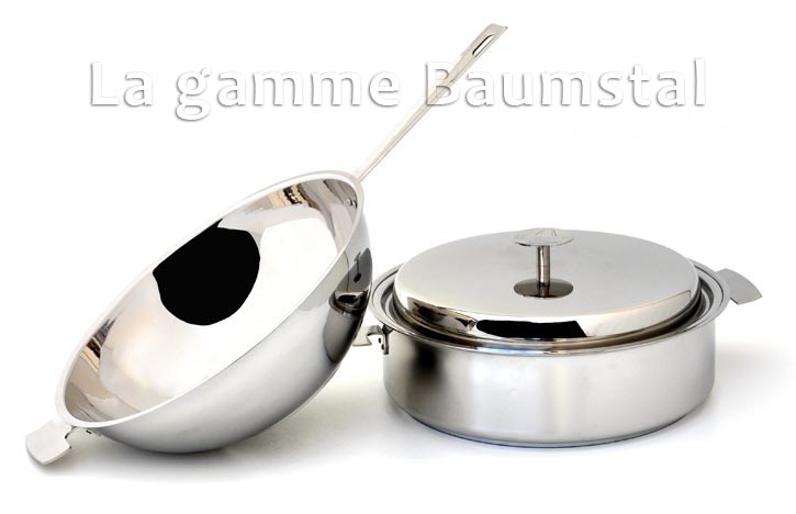 Gamme complète d'ustensiles de cuisson en inox - Baumstal