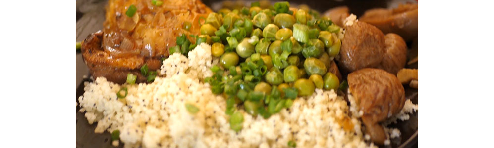 Recette de tajine de poulet aux figues et petits-pois