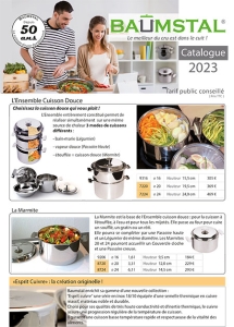 Le catalogue Baumstal 2023 avec prix de vente public conseillé