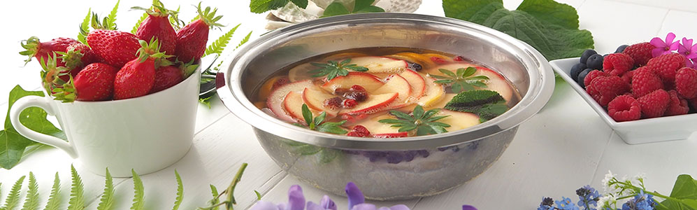 Recette de soupe de fruits réalisée dans le Légumier Baumstal