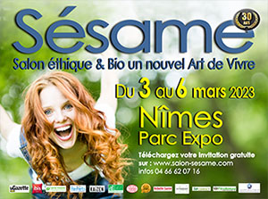 Le salon bio Sésame se tiendra à Nîmes du 3 au 6 mars 2023