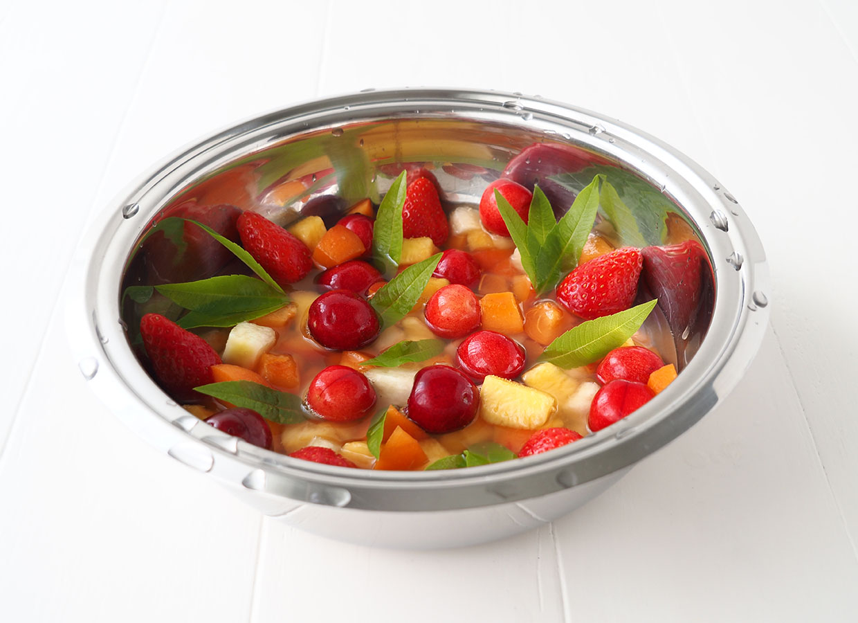 Nage de fruits dans le Légumier