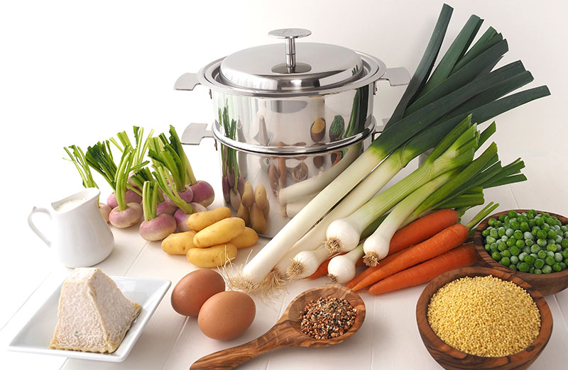 Les ingrédients pour la recette de la jardinière de printemps