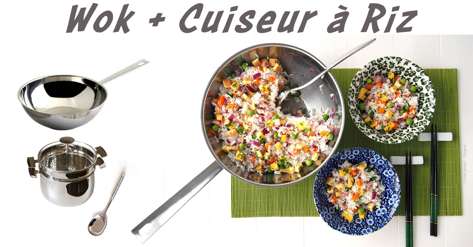 Pack Wok + Cuiseur à Riz