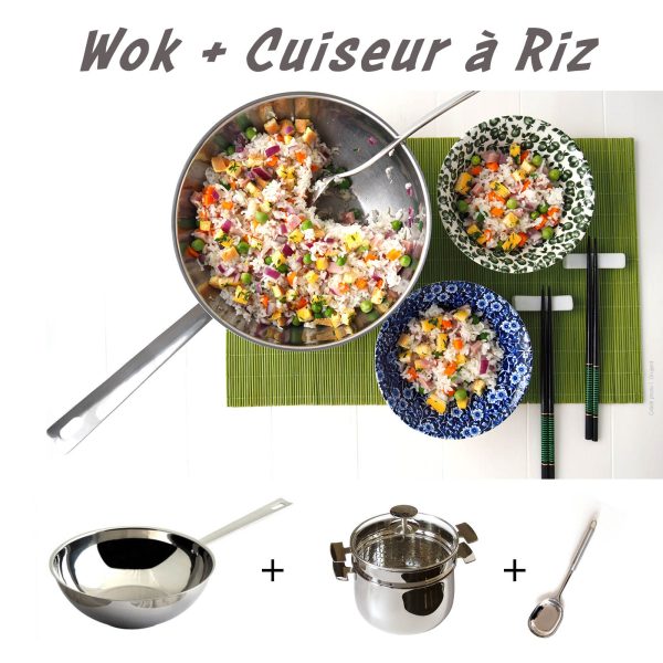 Offre promo wok + Cuiseur à Riz