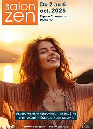 Salon Zen paris 2025 Affiche du salon Zen 2025 à Paris Espace Champerret