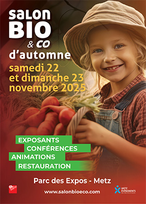 Affiche du salon Bio & Co de Metz du 22 au 23 novembre 2025
