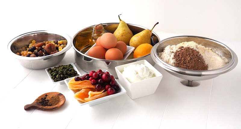 gateau haut ingredients Les ingrédients pour la recette du gâteau haut aux fruits confits