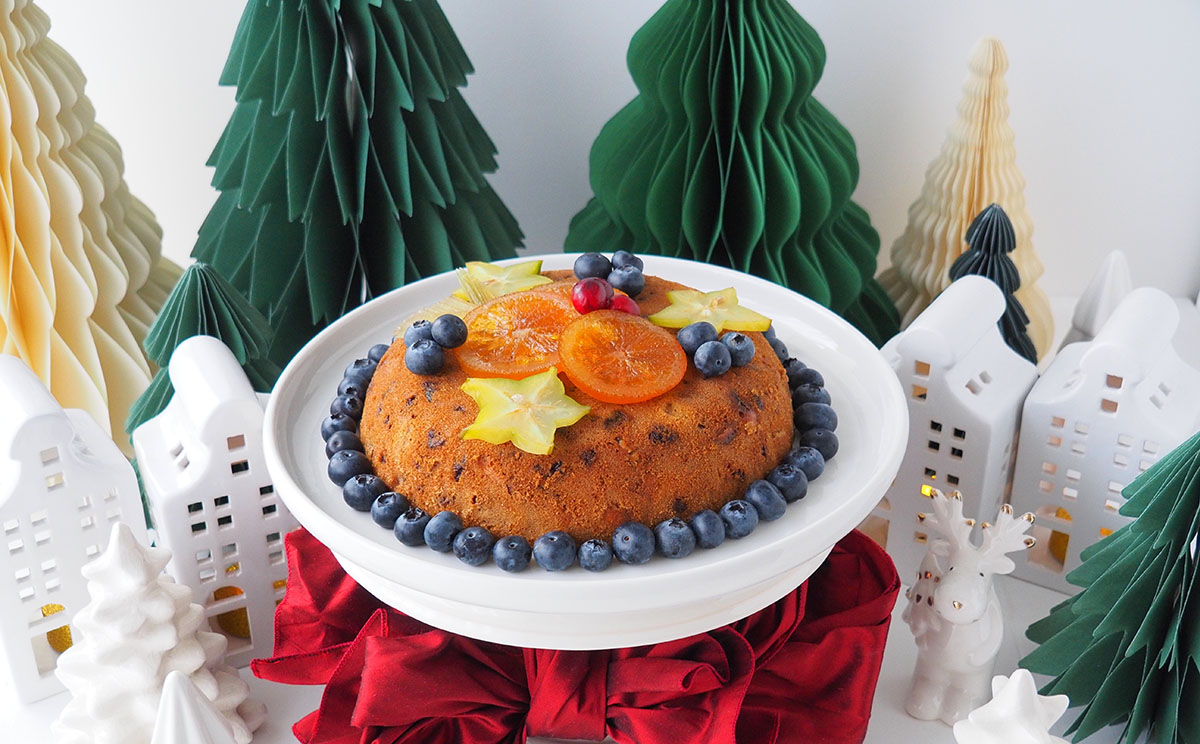 Recette de pudding de Noël à cuire eau bain marie dans le Légumier Baumstal