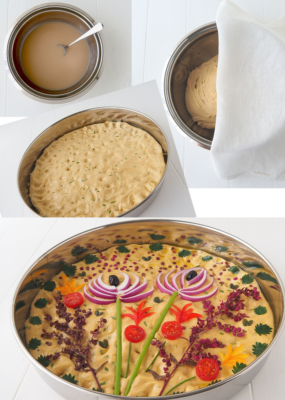 Les étapes de la préparation de la recette